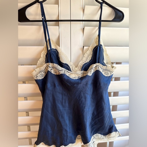 Silk Camisole with Lace Detail - Picture 3 of 3